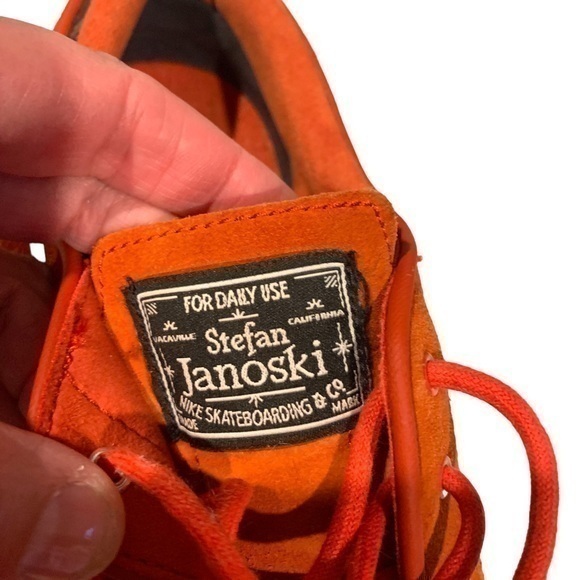 Nike‎ Lunarlon Stefan Janoski Red Size 7 - Picture 10 of 11